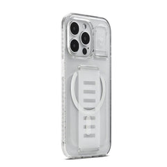 جراب Grip2u Boost مع مسند لهاتف iPhone 14 Pro - Magsafe، شفاف