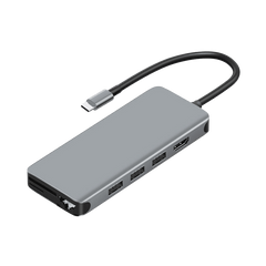 Wiwu Alpha 12 In 1 Type-C Hub Multi-Function Adapter Portable Mini