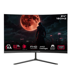 GAMEON GOC24F180VA 24" FHD, 180 Hz, MPRT 0.5 ms, HDMI 2.1, VA PANEL Curved Gaming Monitor