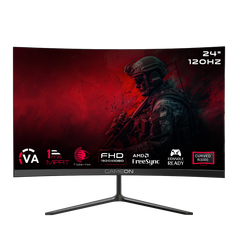 GAMEON GOC24F120VA 24" FHD, 120 Hz, MPRT 1 ms, HDMI 2.1, VA PANEL Curved Gaming Monitor