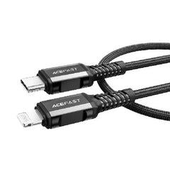 ACEFAST C4-01 USB-C to Lightning aluminum alloy charging data cable(1.8m) black