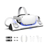 Charging dock from ZYBER For Meta Quest 2, a VR charging stand for charging Oculus Quest 2