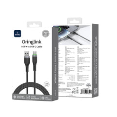 Wiwu 27W OringLink Series Nylon Braided Cable Wi-C067 A-C 1M