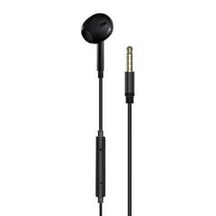 Promate Dynamic In-Ear Wired Mono Earphone with USB-C Connector ,Black