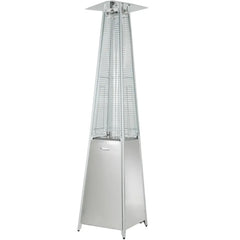 مدفأة فناء خارجية من أدميرال، فضية اللون