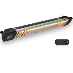 MOEL Infrared Quartz Heater 1800 Watts with Remote