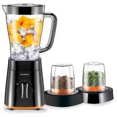 KENWOOD Blender 500W Smoothie Blender With 2 Multi Mill - Black