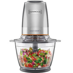 KENWOOD Glass Powerful Electric Chopper 500 Watts 600ml, Silver