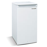 ثلاجة شارب بباب واحد سعة 155 لترًا (5.4 قدم مكعب) - فضي