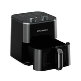 مقلاة هوائية يدوية من دايو سعة 5 لترات بقوة 1500 واط - أسود