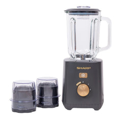 SHARP Glass Blender with 2 Mill 800 Watts, Anthracite
