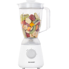 SHARP Blender 400 Watts 1.5 Liters, White
