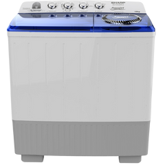 SHARP Twin Tub Washer 18kg Dryer 12kg, White