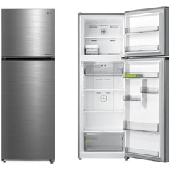 Midea Top Mount Freezer Refrigerator 489 Liters 17.2 CFT, Bru Steel