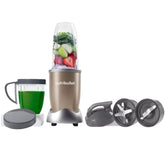 خلاط نوتري بوليت، طقم من 10 قطع، 900 واط، 900 مل، لون الشمبانيا