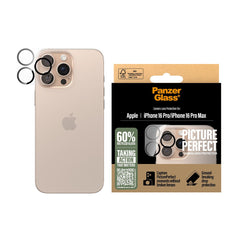 واقي عدسة PanzerGlass® PicturePerfect لهاتف iPhone 16 Pro | iPhone 16 Pro Max | لوحة