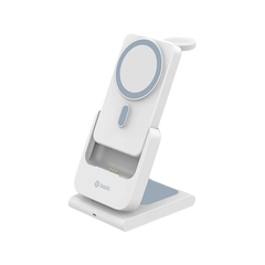 BAZIC GOMAG FLEX 10K, 10000MAH REMOVEABLE POWERBANK WITH APPLE WATCH AND AIRPODS CHARGING STATION - WHITE (EOL)