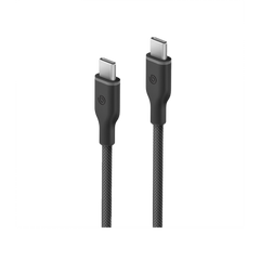 BAZIC GOCHARGE WEAVE C-C CABLE 480MBPS, 60W 1.5M - BLACK
