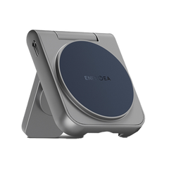 ENERGEA MAGDUO, 2IN1 FOLDABLE QI2 MAGNETIC FAST WIRELESS CHARGER - BLUE