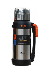 زجاجة تفريغ الهواء من دي. كادي KD9113-2500S، سعة 2500 مل - فضي