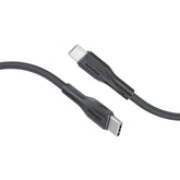 Promate Super-Flexible 60W USB-C to USB-C Cable, 2A Standard Charging,BLACK