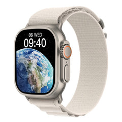 ساعة ذكية WIWU SW01 Ultra max 49MM بتقنية بلوتوث (شريحة متطورة) فضية