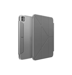 UNIQ CAMDEN CLICK غلاف جديد لأجهزة iPad Air 11 (2024) - رمادي رينو (رمادي رينو)