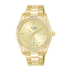 ساعة ألبا سيجنا النسائية AG8N28X1-ALBA، مقاس 36 مم