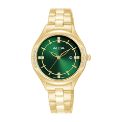 ساعة يد نسائية أنيقة من طراز AH7CN2X1-ALBA، مقاس 32 مم