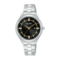 ساعة يد نسائية أنيقة من طراز AH7CP1X1-ALBA، مقاس 32 مم