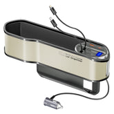 65W Multi-Functional Car Organizer and Charging Station - Beige