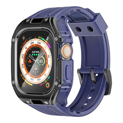 Durable Protection Watch Case with TPU Watch Band -Blue
