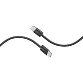 Promate Ultra-Fast 60W Power Delivery USB-C Fabric Braided Cable,black
