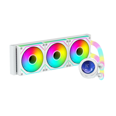 GAMEON KRAKEN N360 360mm LCD Display Liquid CPU Cooler With ARGB Tube - White