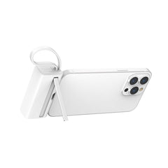 باور بانك WIWU ESPRESSO Mini بقدرة 5000 مللي أمبير، الموديل: Wi-P045، أبيض