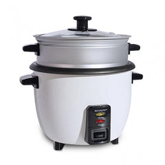 SHARP Rice Cooker 700 Watts, White