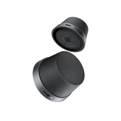 مكبر صوت بلوتوث صغير عالي الدقة من بروميت مع قاعدة متوافقة مع ماج سيف، أسود