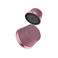Promate High-Fidelity Mini Bluetooth Speaker with MagSafe Compatible Base ,Pink