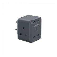 RAVPower RP-PC1066 GaN 45W Power Outlet Extender with 3 AC Outlets and 2 USB C