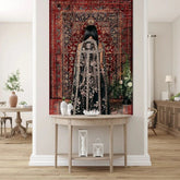 لوحة فنية على قماش بعنوان الأناقة والجمال