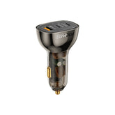 PROMATE-Transparent 80W Quick Charging Car Charger
