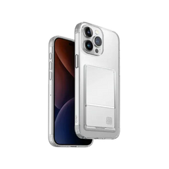 UNIQ HYBRID غلاف هاتف آيفون 15 برو ماكس، واقي هوائي، لون شفاف (شفاف)