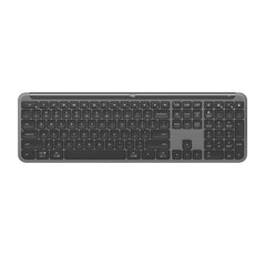 لوحة مفاتيح Logitech K950 Signature Slim W/L، بلوتوث، متعددة أنظمة التشغيل، ويندوز، ماك، كروم، الإنجليزية/العربية - جرافيت