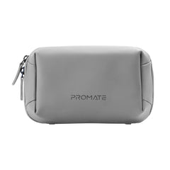 Promate Compact Tech Essential Organizer Pouch Bag with Multiple Compartments ,GREY