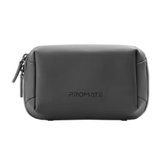 Promate Compact Tech Essential Organizer Pouch Bag with Multiple Compartments ,BLACK