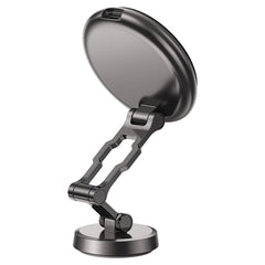 حامل سيارة قابل للطي مغناطيسيًا للشحن اللاسلكي من Acefast D30، أسود