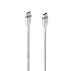 BAZIC GOCHARGE WEAVE C-C CABLE 480MBPS, 60W 1.5M - white