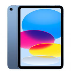 آيباد أبل الجيل العاشر، سعة 256 جيجابايت، شاشة 10.9 بوصة، واي فاي - أزرق