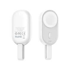 شاحن لاسلكي للساعات WIWU 2 في 1، موديل Wi-M20، لون أبيض