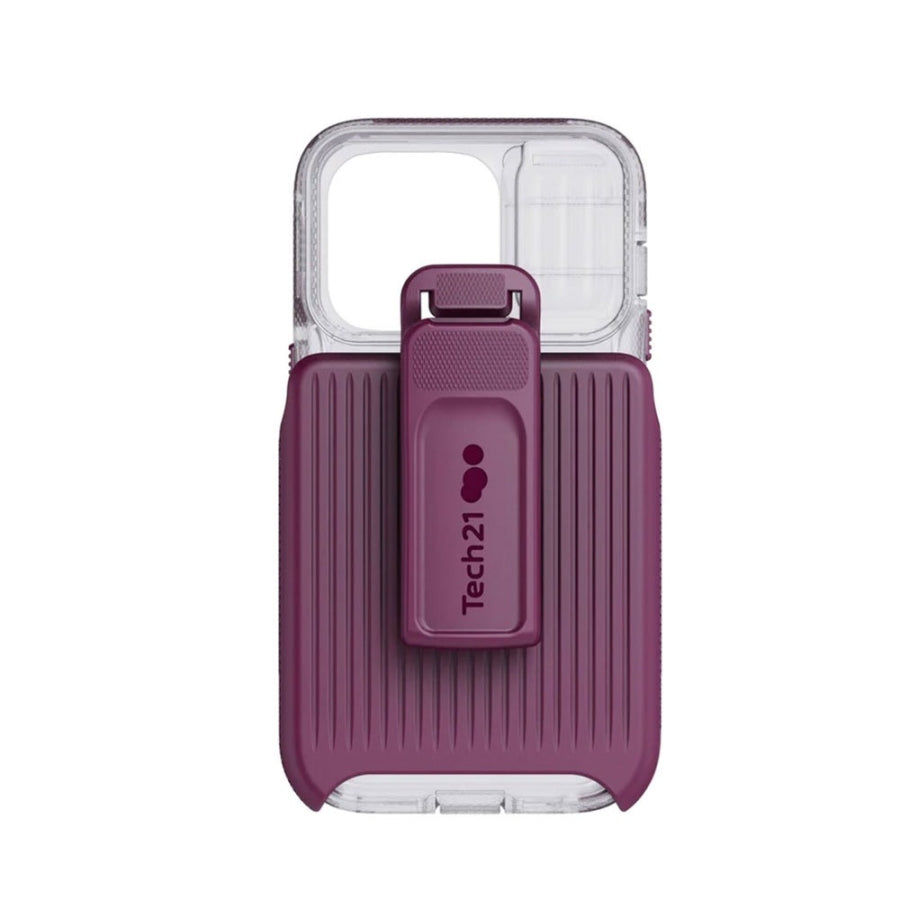 Tech21 Evo Max case for iPhone 14 Pro,Frosted Purple